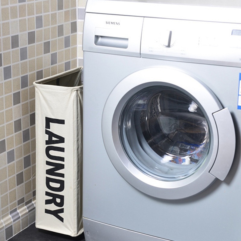 Foldable Fabric Laundry Hamper - огляд і ціна Home Essentials Bathroom Storage