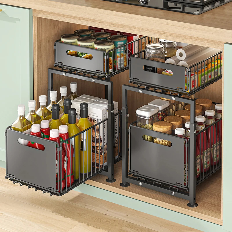 Positioning Clips 2 Tier Pull  - огляд і ціна Home Goods Bathroom Cabinets