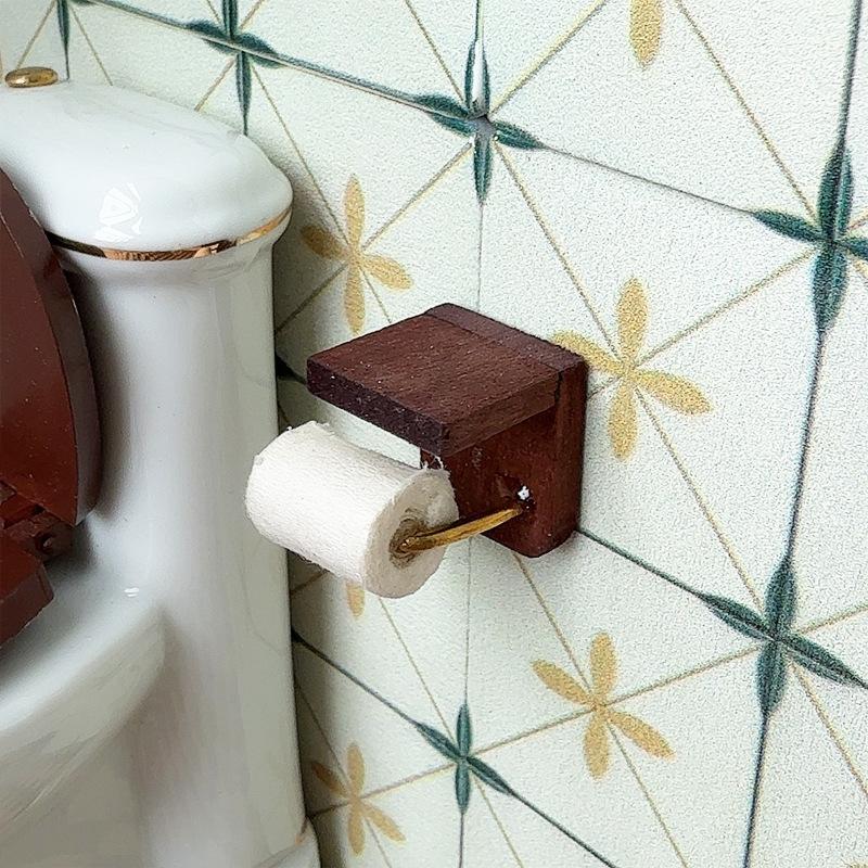 [J9]1:12 Dollhouse Miniature F - огляд і ціна Toilet Paper Holder