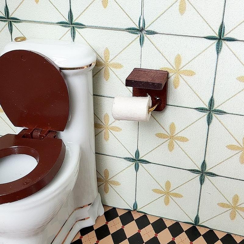 [J9]1:12 Dollhouse Miniature F - огляд і ціна Toilet Paper Holder