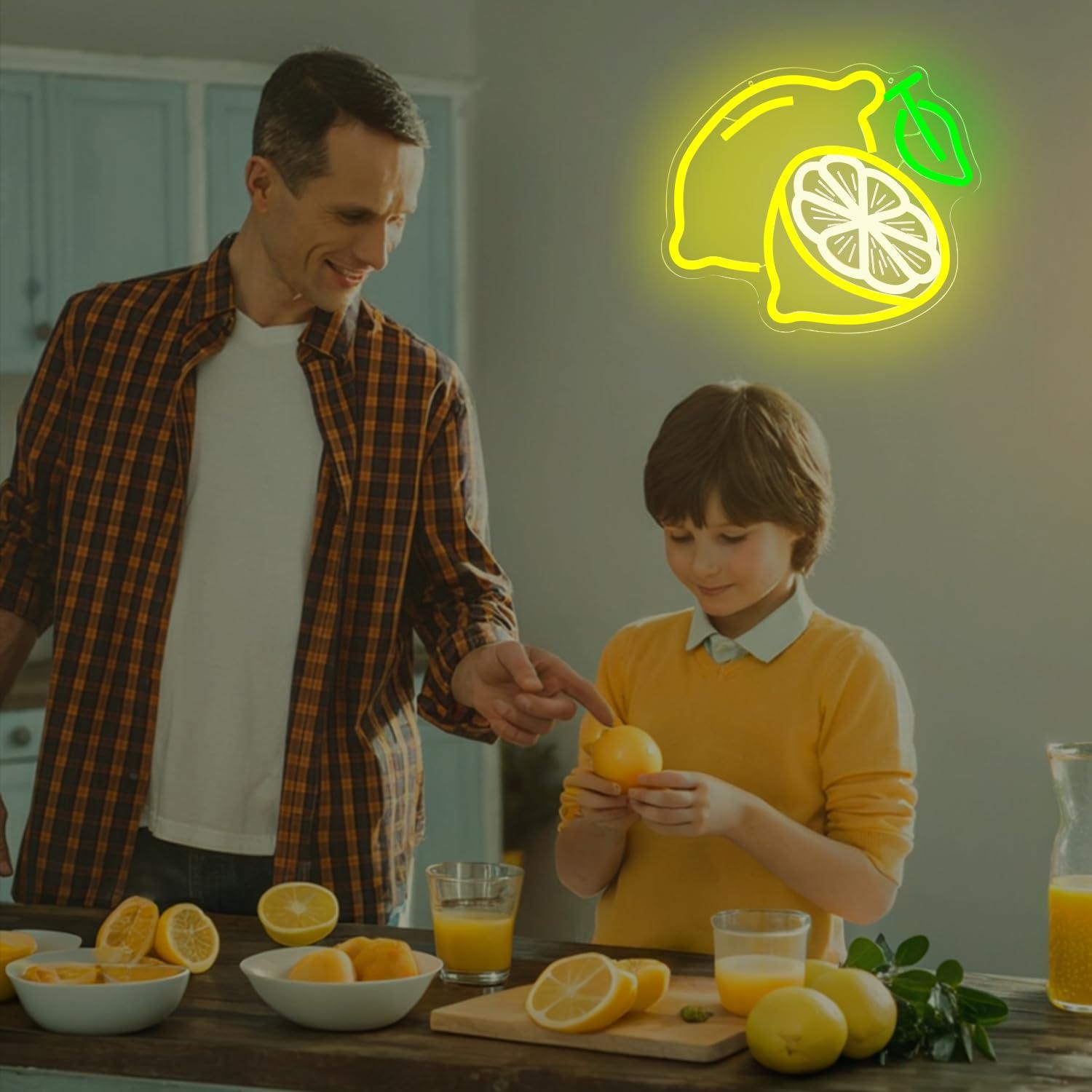 Lemon Neon Sign Dimmable LED L - огляд і ціна Home For Bathroom