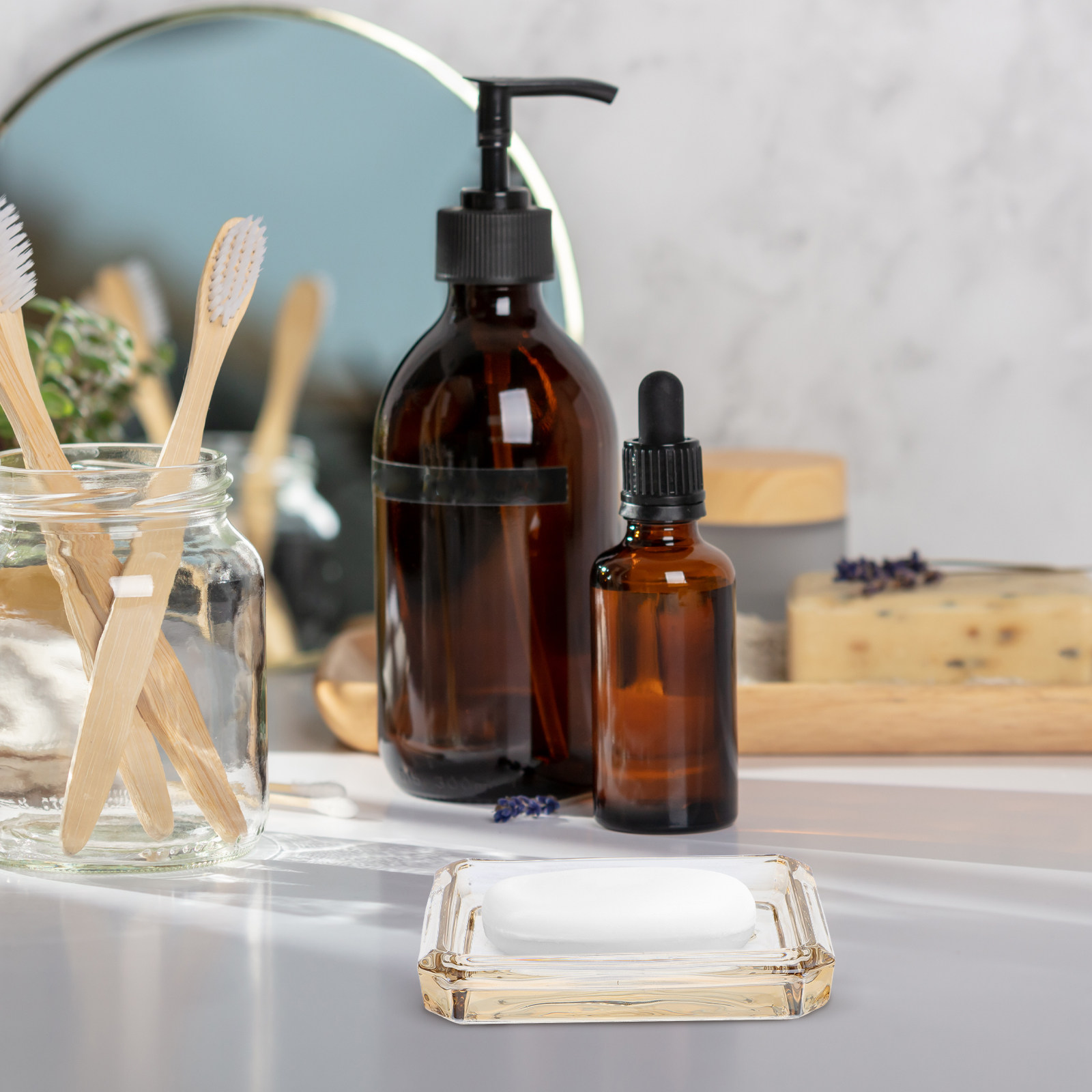 Decorative Soap Holder Bathroo - огляд і ціна Glass Soap Dish
