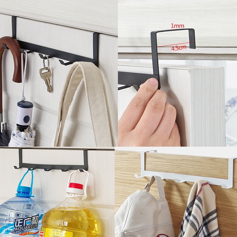 Hooks Over The Door 5 Hooks Ho - огляд і ціна Home Bathroom Gadgets