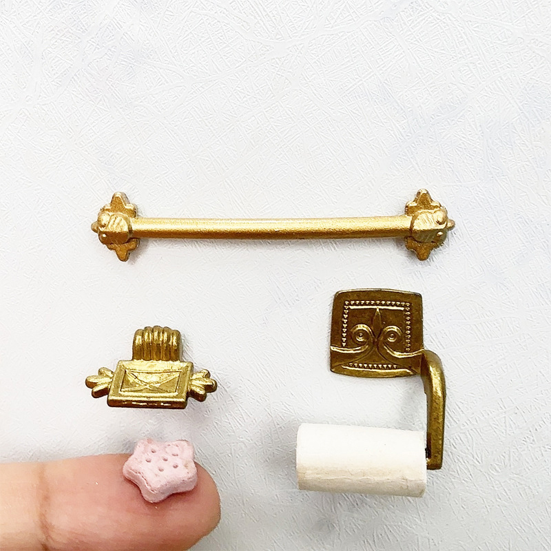 ●1/12 Dollhouse Simulation Pap - огляд і ціна Home Bathroom Gadgets