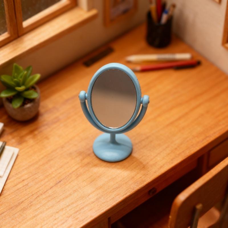 1Pcs Miniature Retro Mirror Dr - огляд і ціна Home Theater Bathroom