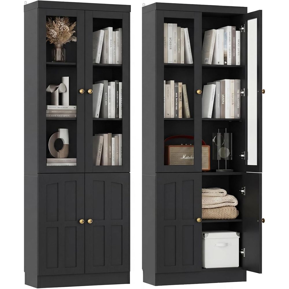 80 Tall Glass Door Bookcase wi - огляд і ціна Home & Bathroom Building Products Pte Ltd
