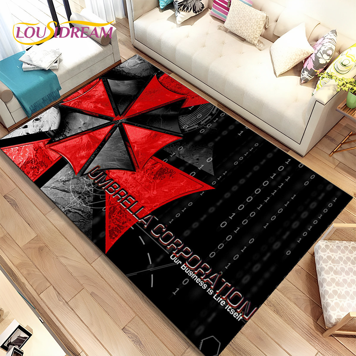 3D R-Resident Evil Games Gamer - огляд і ціна Home Bathroom Rugs
