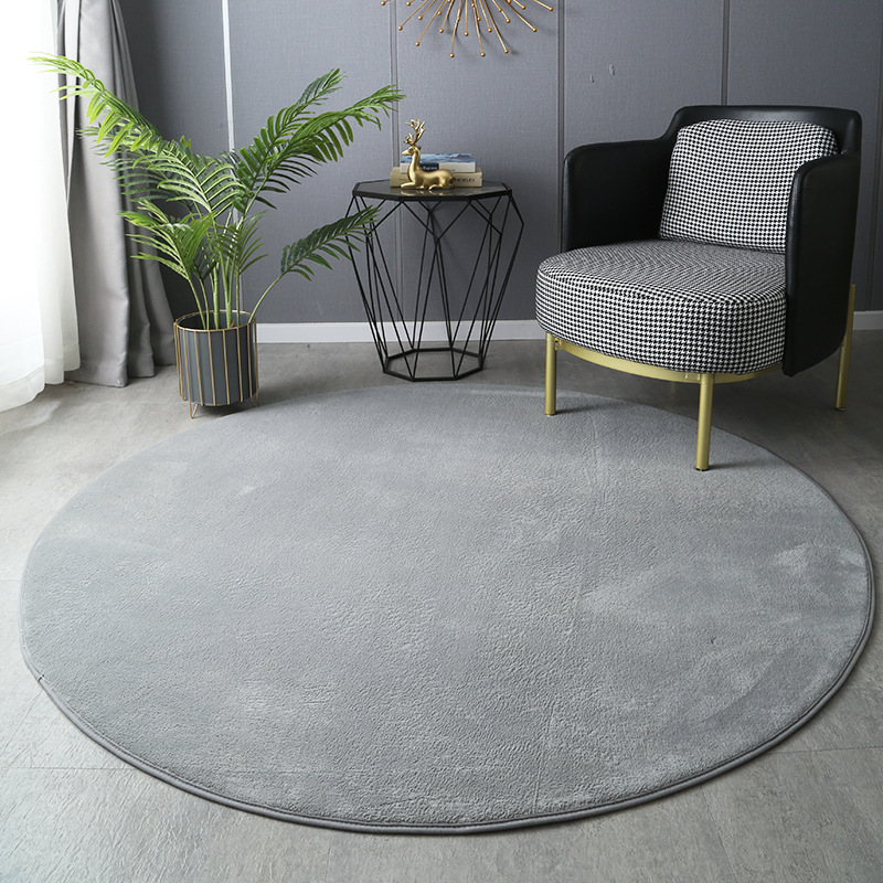 Round Thickened Coral Velvet C - огляд і ціна Home Bathroom Rugs