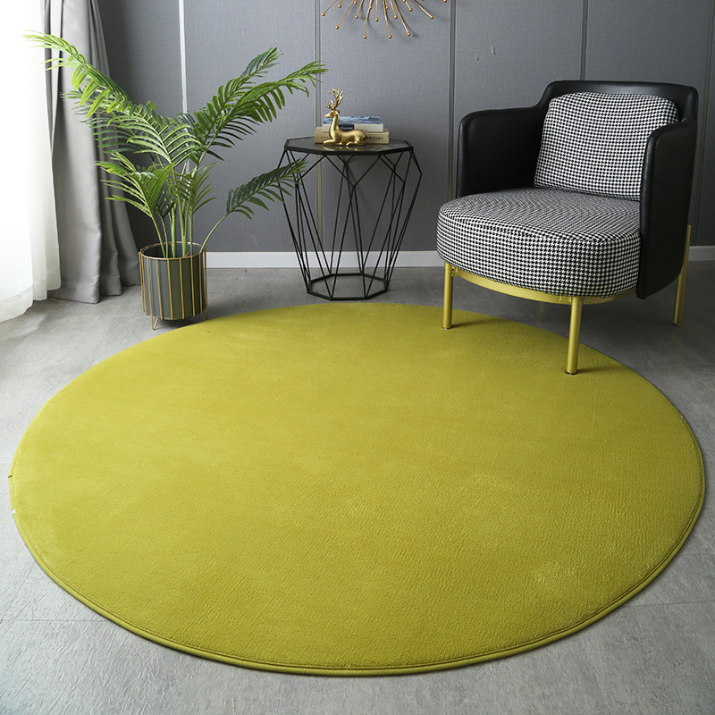 Round Thickened Coral Velvet C - огляд і ціна Home Bathroom Rugs
