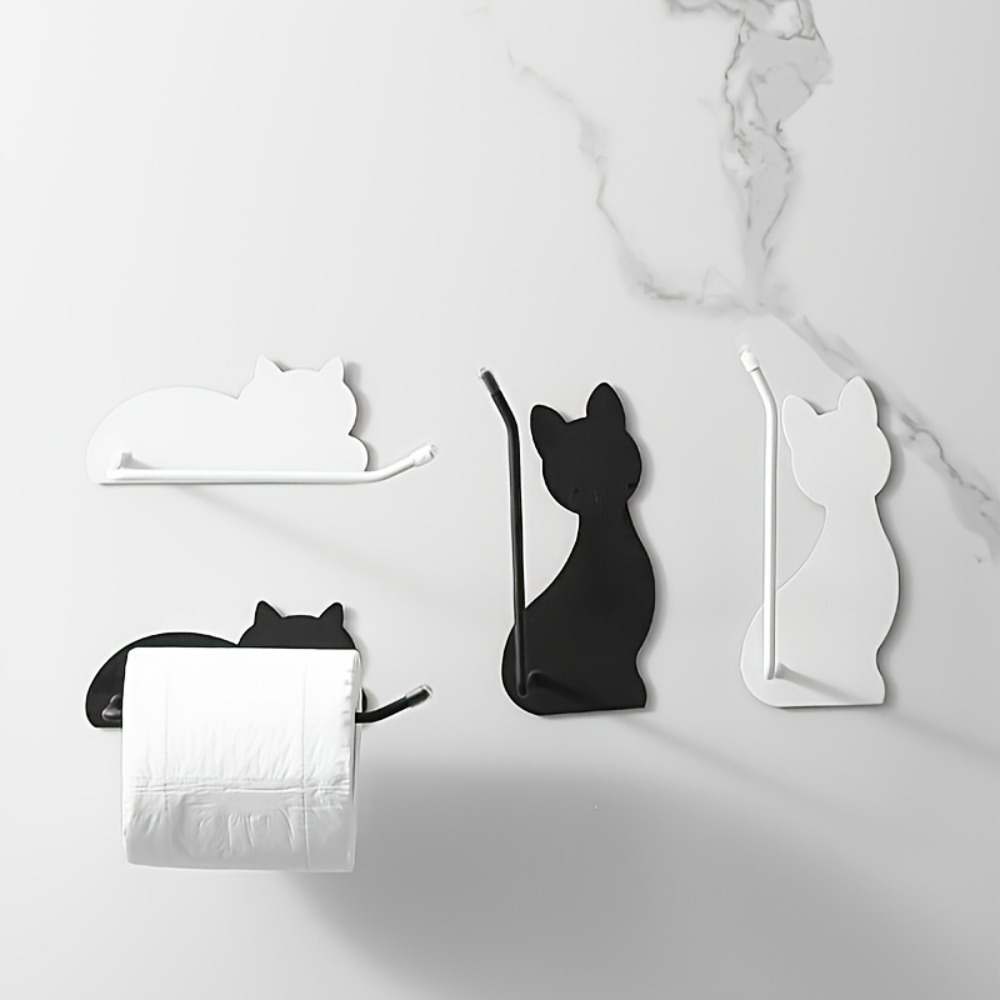 Cat Shaped Wall Mounted Toilet - огляд і ціна Toilet Paper Holder