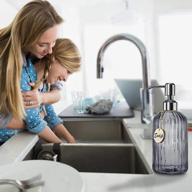 Soap Dispenser Bathroom Clear  - огляд і ціна Glass Soap Dish