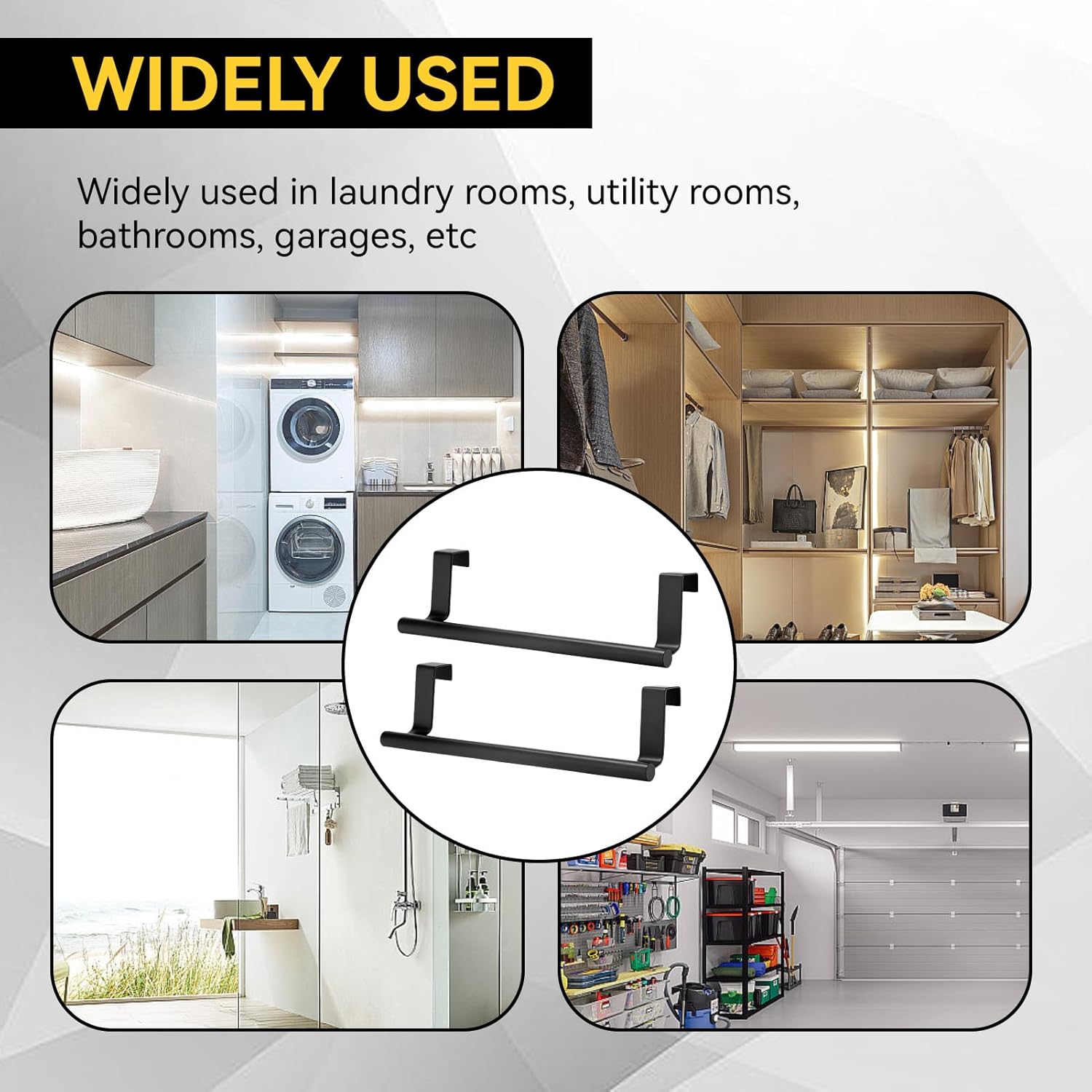 Towel Rod Steel Metal Wire Ove - огляд і ціна Home Goods Bathroom Cabinets