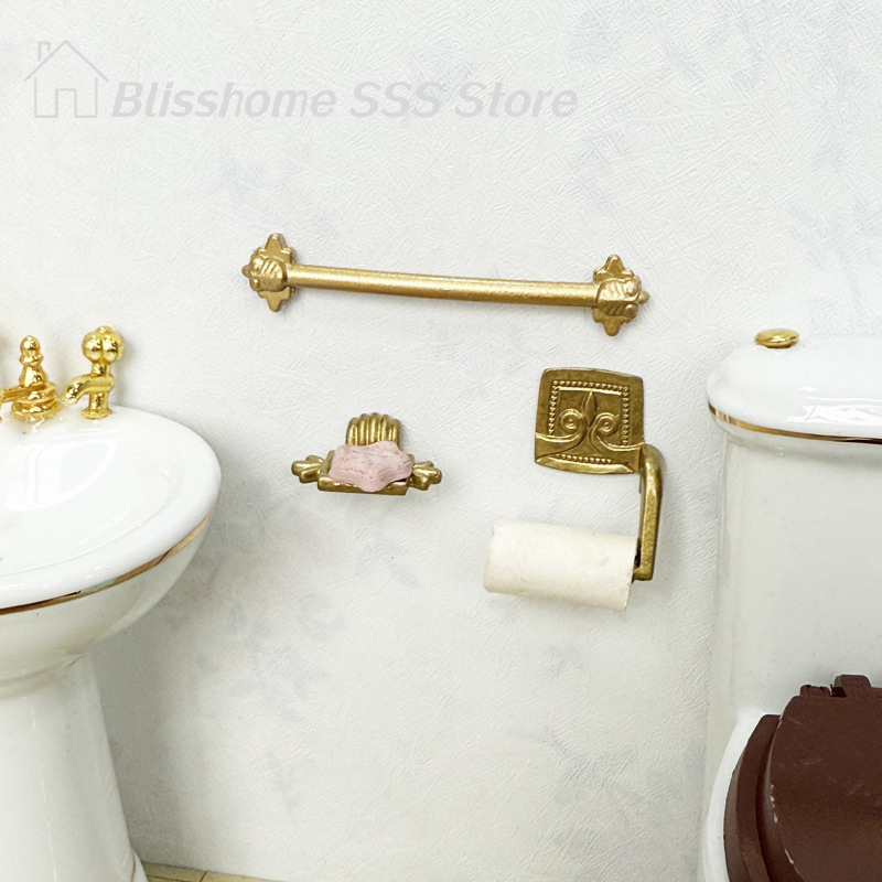 【S】1/12 Dollhouse Simulation P - огляд і ціна Home Bathroom Gadgets