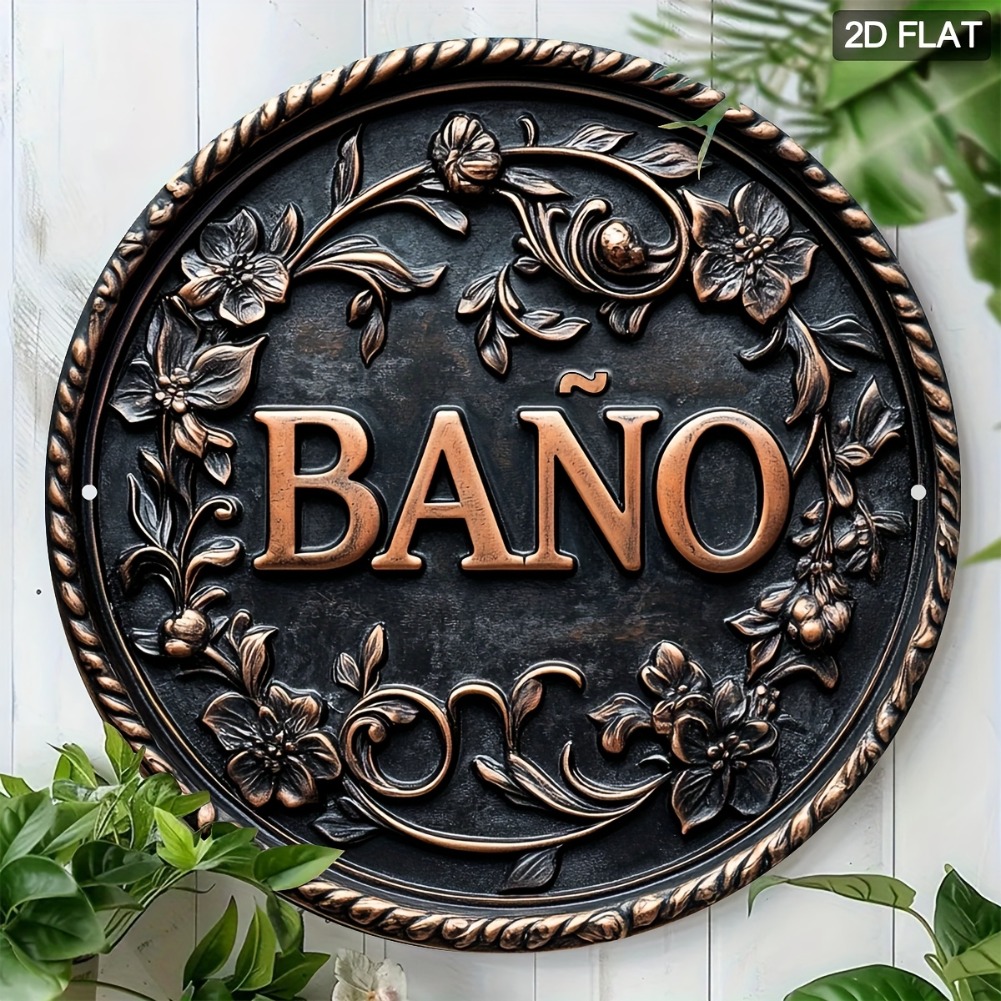 1pc 7.8x7.8 Inch 2D Flat Conte - огляд і ціна Home Bathroom Signs
