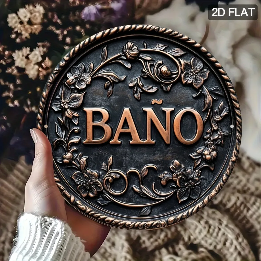 1pc 7.8x7.8 Inch 2D Flat Conte - огляд і ціна Home Bathroom Signs