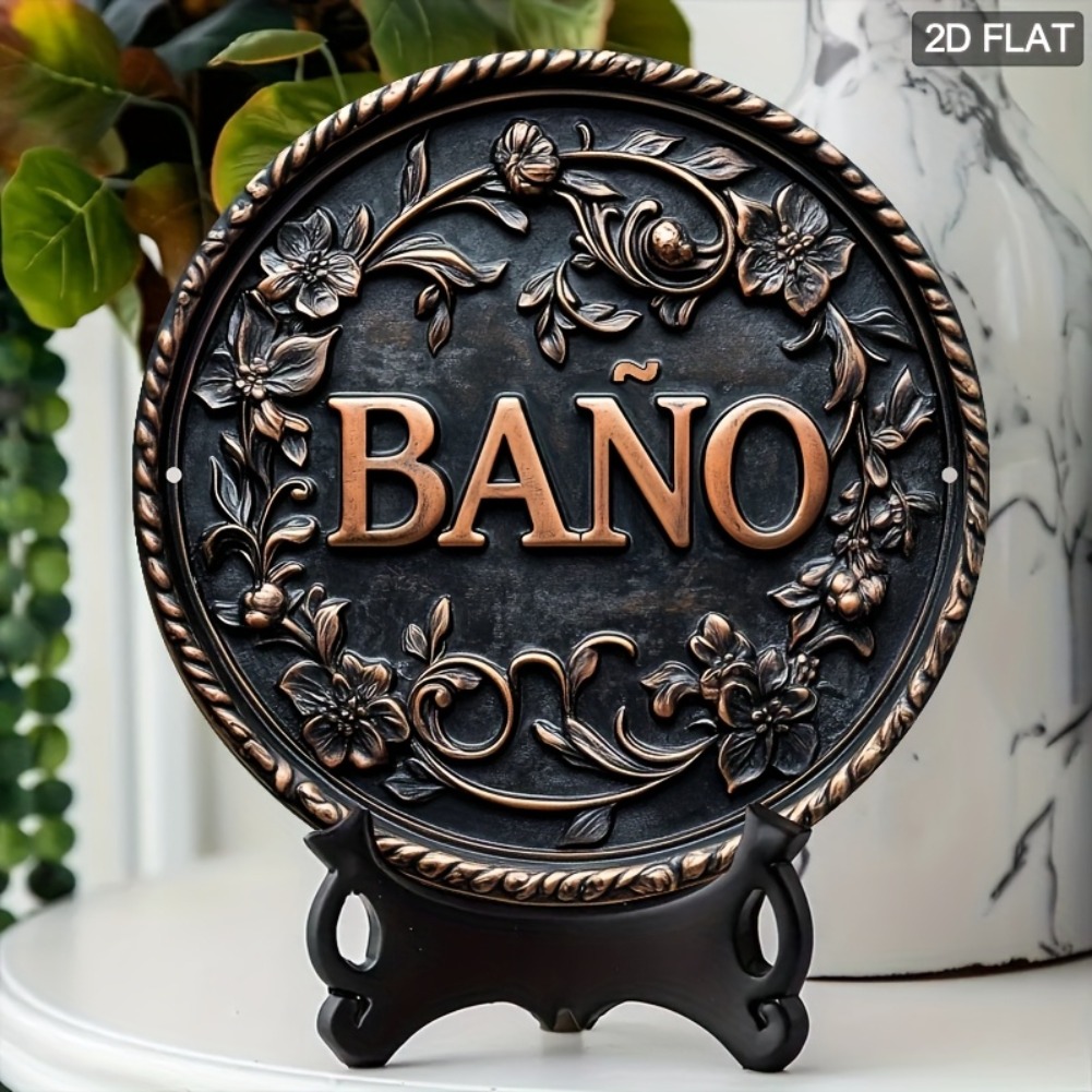 1pc 7.8x7.8 Inch 2D Flat Conte - огляд і ціна Home Bathroom Signs