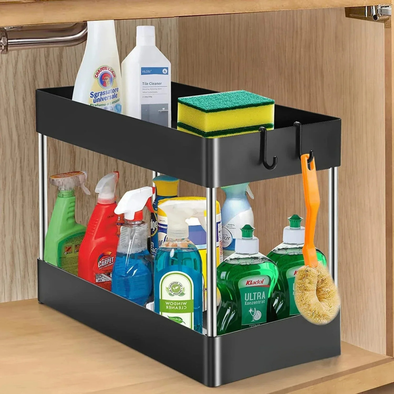 Home Household 1 Pcs 2 Tier Un - огляд і ціна Home Goods Bathroom Cabinets