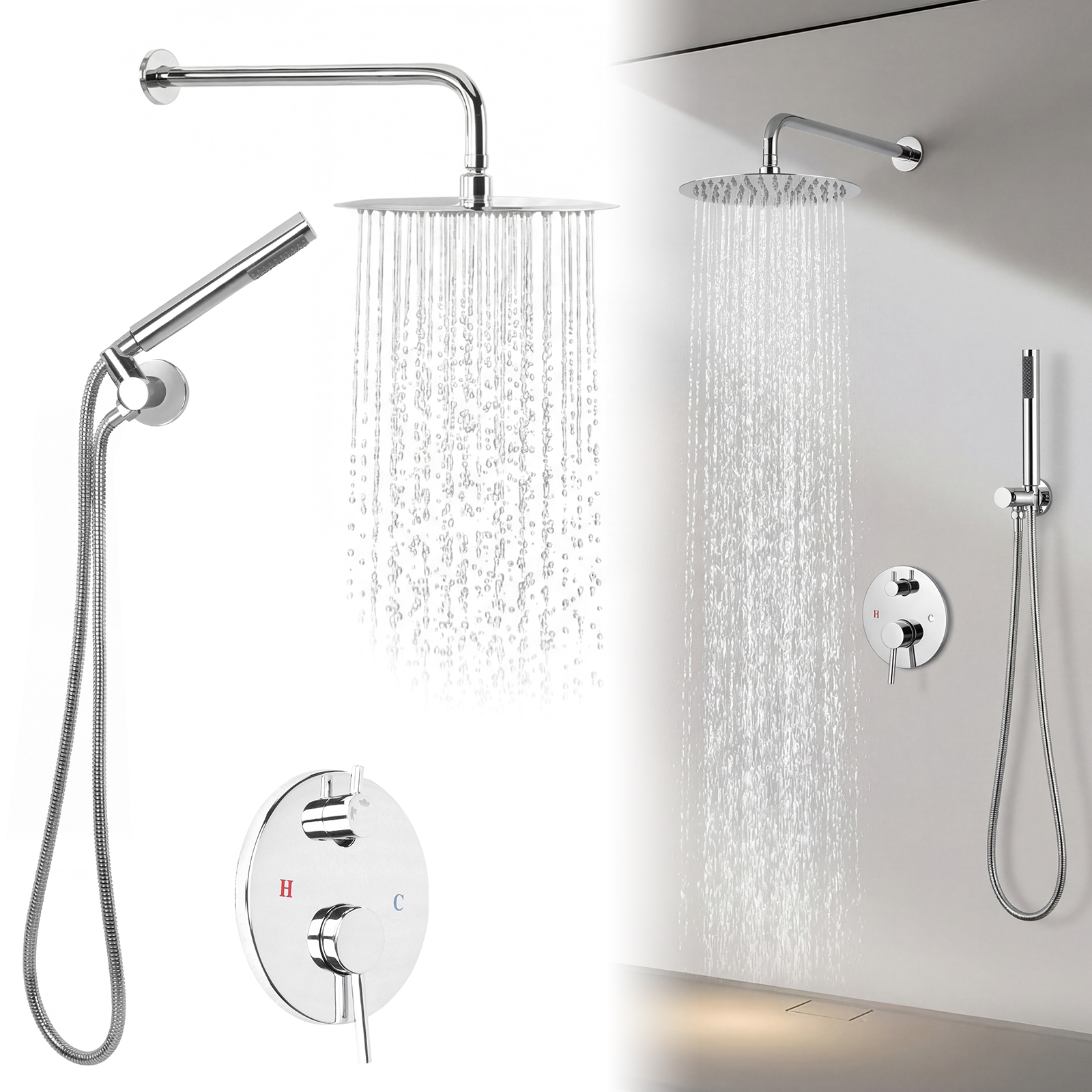 Ceiling Rainfall Shower Head S - огляд і ціна Home For Bathroom