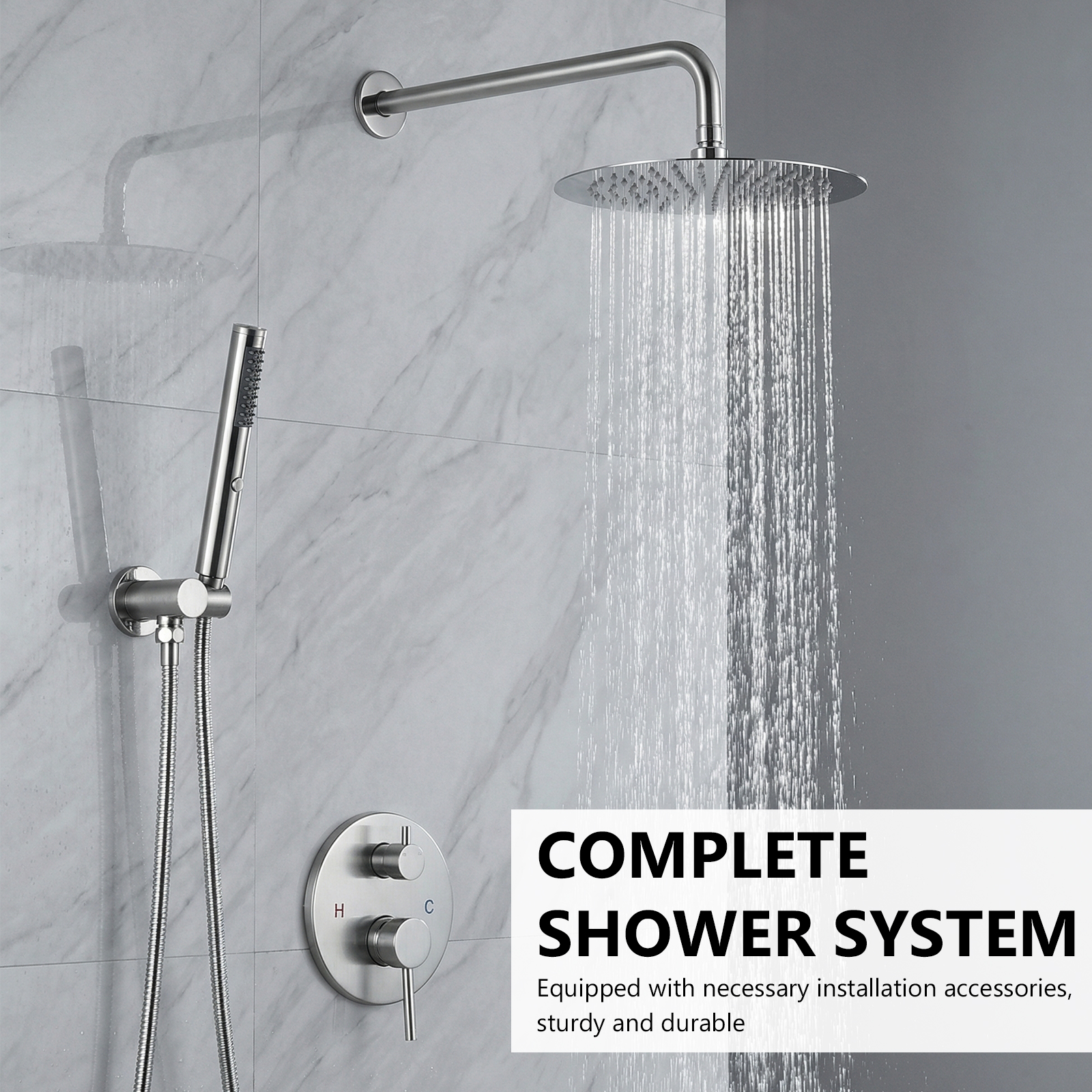 Ceiling Rainfall Shower Head S - огляд і ціна Home For Bathroom