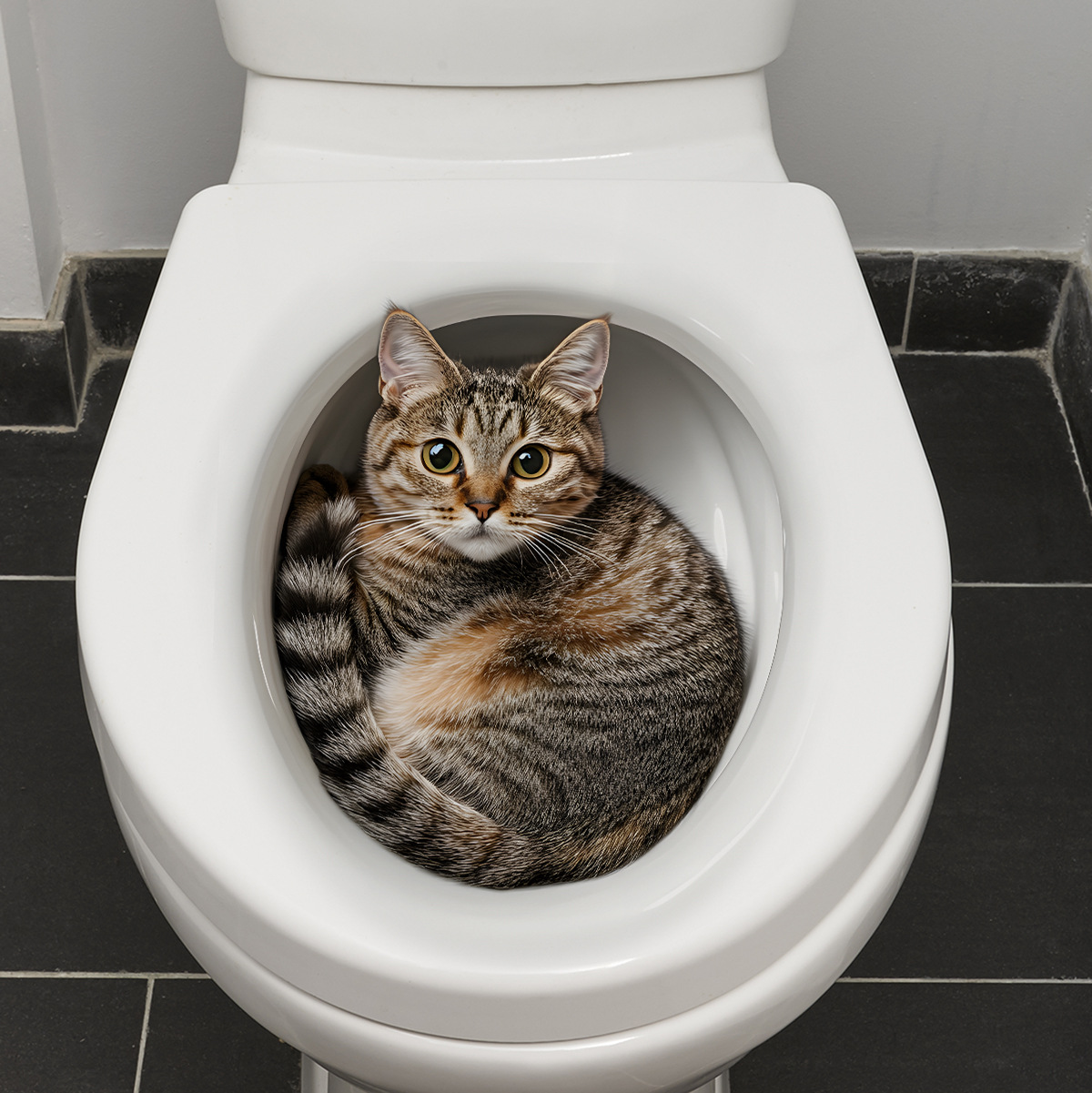 3D Funny Cat Toilet Sticker Ba - огляд і ціна Home Bathroom Gadgets