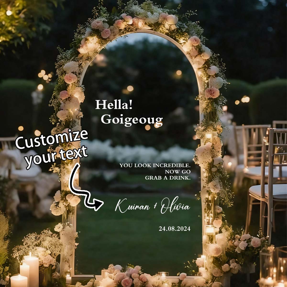 Custom Welcome Mirror Stickers - огляд і ціна Home Theater Bathroom