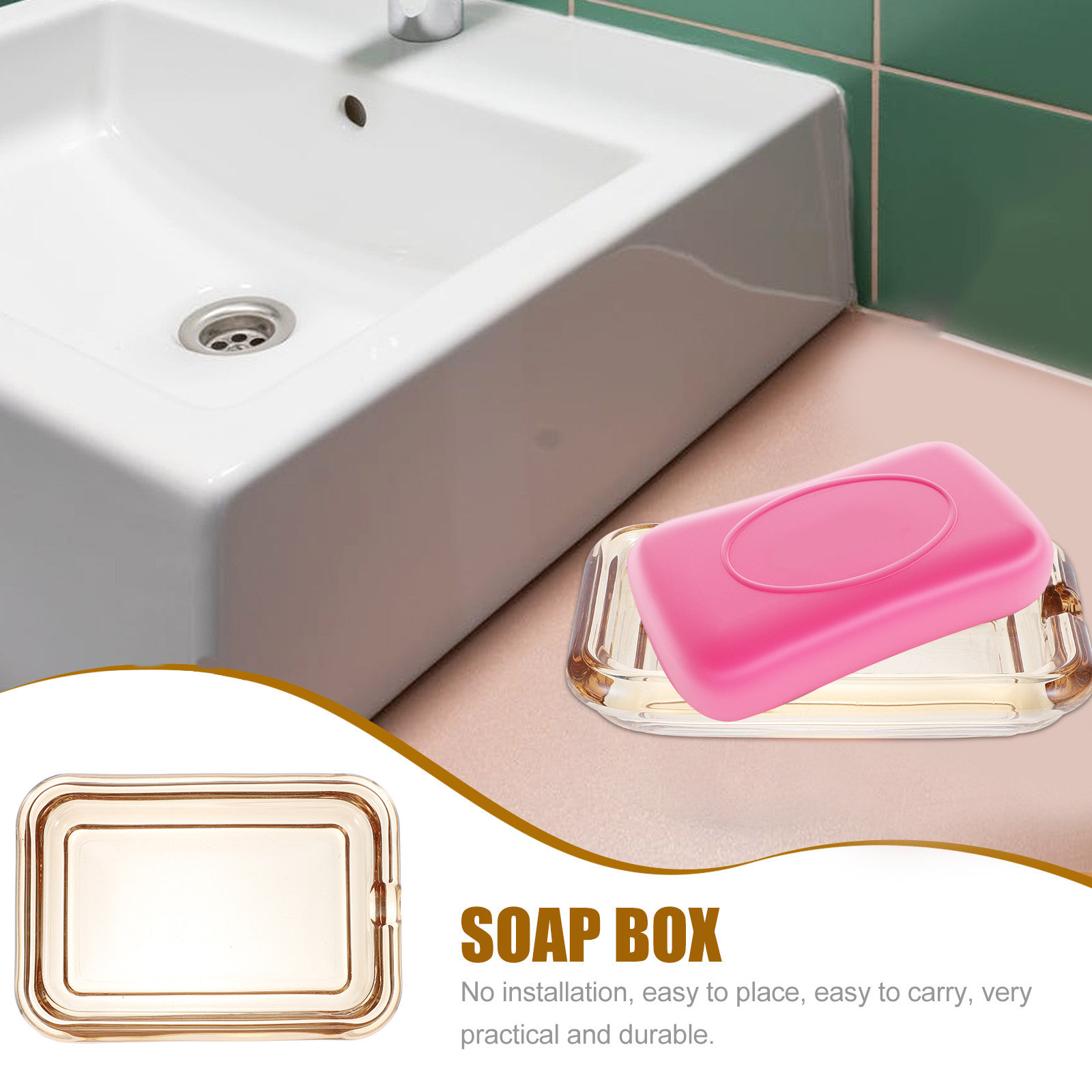 Glass Soap Holder Elegant Desi - огляд і ціна Glass Soap Dish