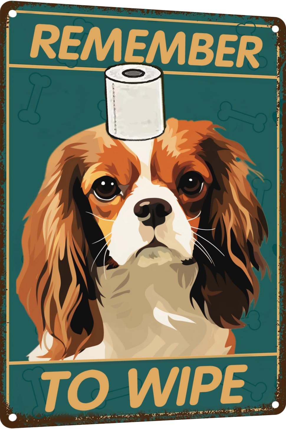 Vintage Metal Tin Sign Cavalie - огляд і ціна Home Bathroom Signs