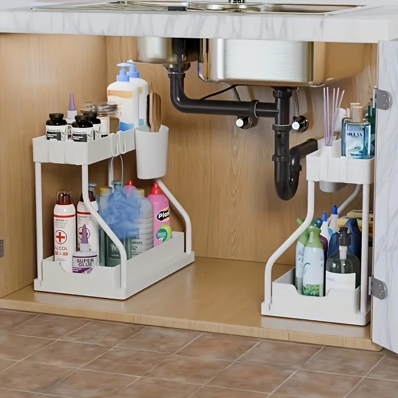 Under Sink Organizer Pull Out  - огляд і ціна Home Essentials Bathroom Storage