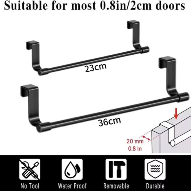 Towel Rod Steel Metal Wire Ove - огляд і ціна Home Goods Bathroom Cabinets
